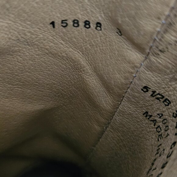 Frye Veronica Black Leather Combat & Moto Boots like new wear 1 time - Picture 8 of 13